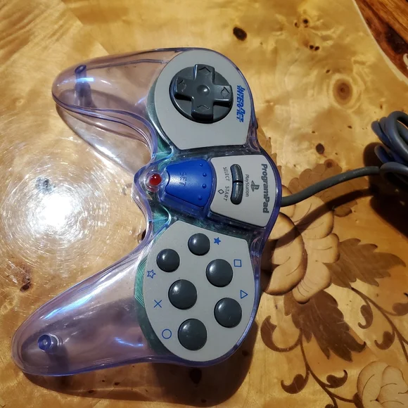 Playstation One Program Pad Clear Controller - Picture 2 of 7